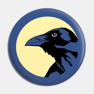 Raven by Moonlight Pin