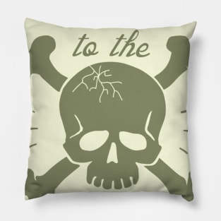 Bad to the Bone Pillow