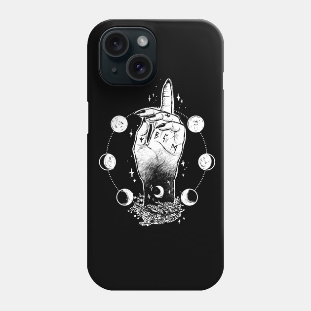 Hand of protection Phone Case by Le Cerf Noir