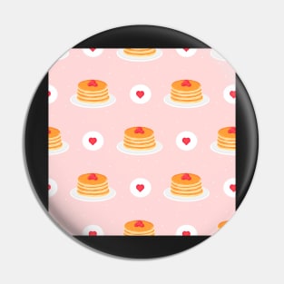 Tasty pancakes with berries Pin