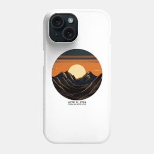 Celestial Dance 2024: North America's Solar Spectacle Phone Case