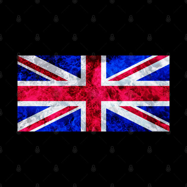 Flag of the United Kingdom – Ocean Waves by DrPen