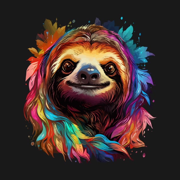 Sloth Rainbow by JH Mart