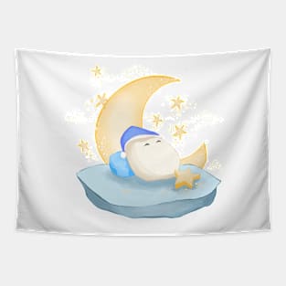 Dreamy Moon & Stars Tapestry