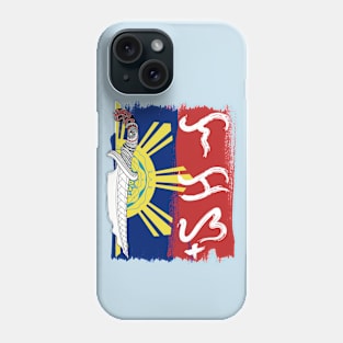 Philippine Flag / Tribal line Art Knife / Baybayin word Lakas (Strength) Phone Case