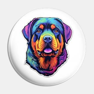 Canine Charm - Rottweiler Dog Design Pin