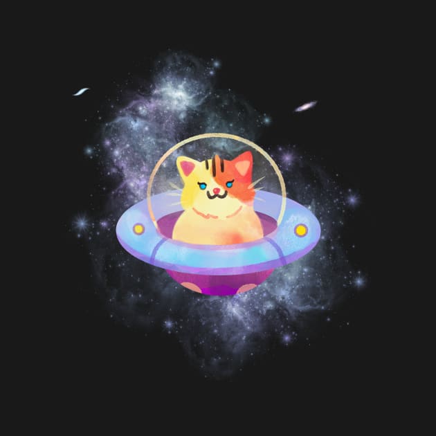 Cute Space Cat by NICHE&NICHE