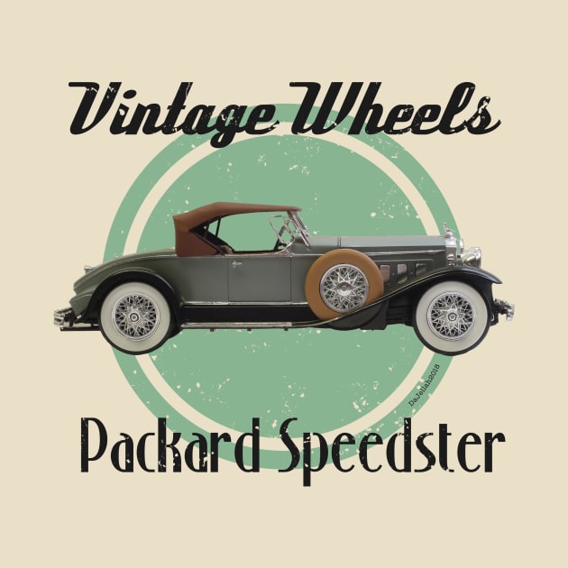 Vintage Wheels - Packard Boattail Speedster by DaJellah