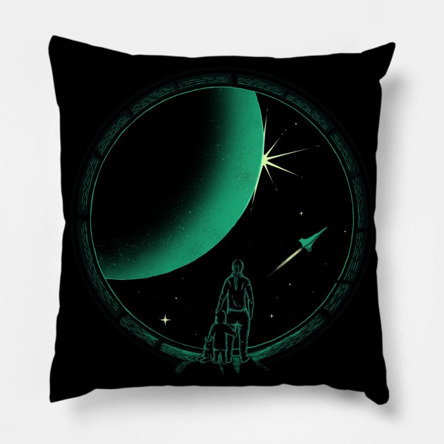 A New Dawn Pillow by Sachpica