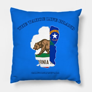 Lake Tahoe Flags design Pillow