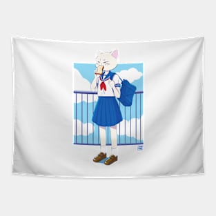 Late to school Tapestry