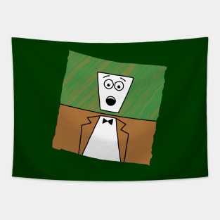 Shocked Emotion Drawing Tapestry