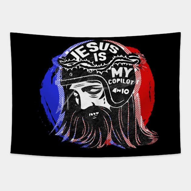 Jesus Is My Savior Tapestry by jargony