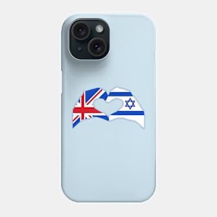 We Heart UK & Israel Patriot Flag Series Phone Case