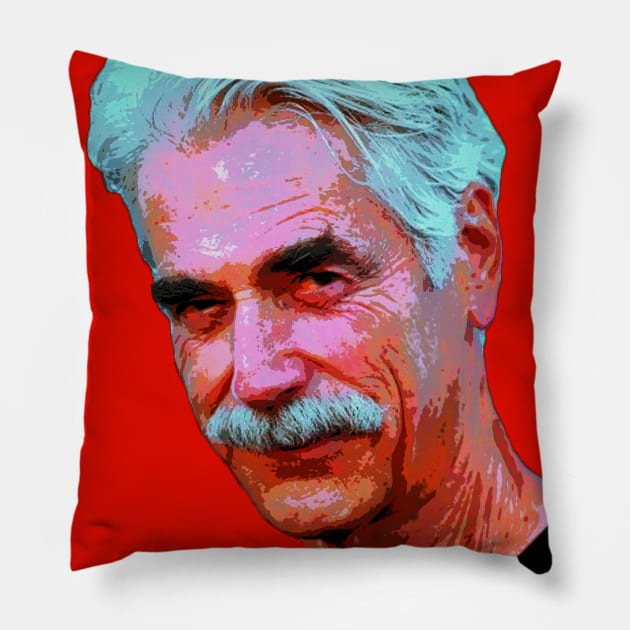 sam elliott Pillow by oryan80