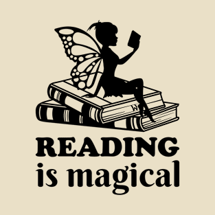 Reading Is Magical (Black) T-Shirt