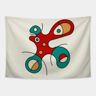 Surreal Amoeba #1 (Miro Inspired) Tapestry