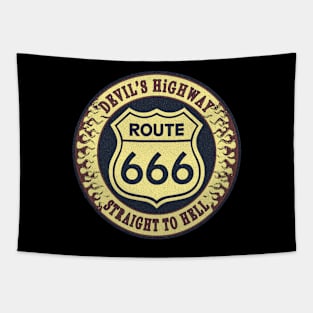 Route 666 Vintage Tapestry