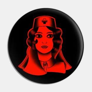 HomeSchoolTattoo Nurse (Red) Pin