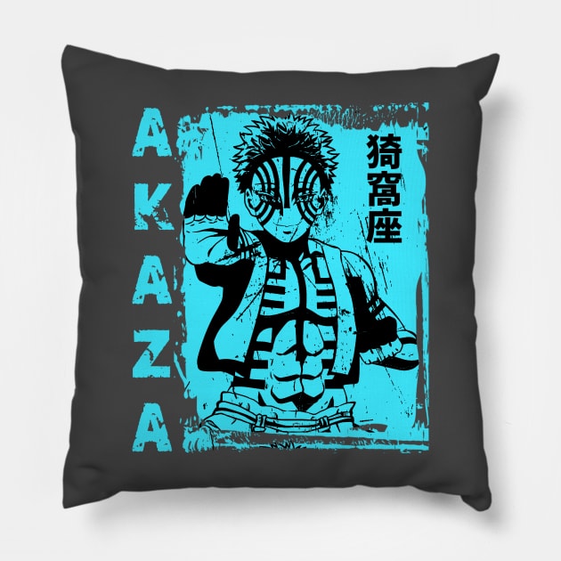 Blue akazza slayer Pillow by NekerArt