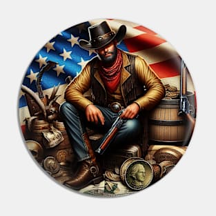 American Cowboys and Cowgirls #15 Pin