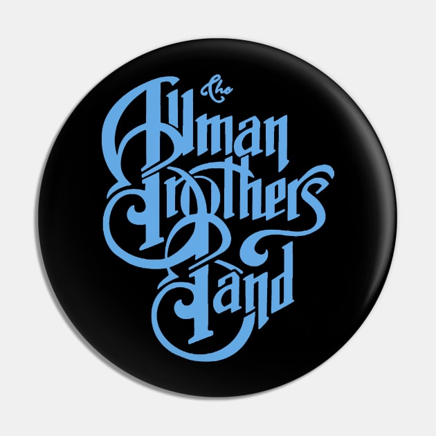 Vintage Retro Allman Brothers Logo 70's Pin by robotbasecamp