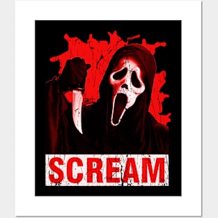 melted Ghost face, Scream movie, extra scary | Poster