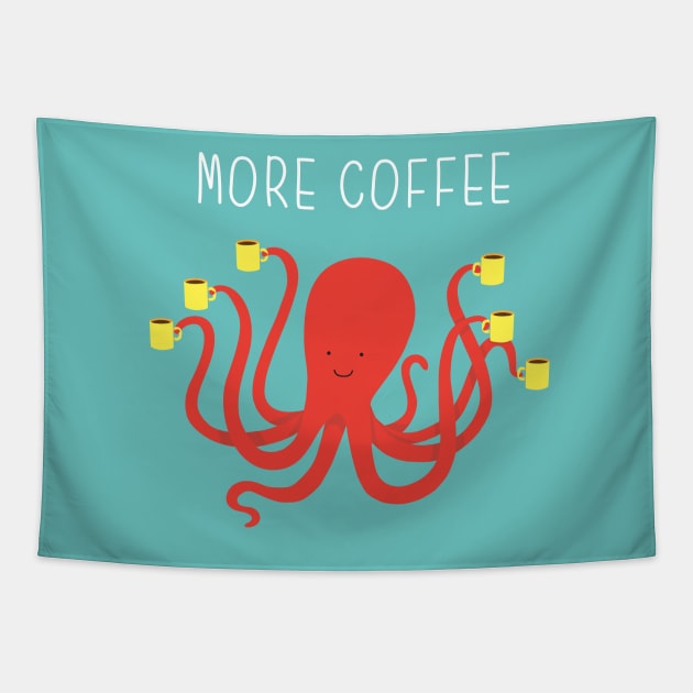 More coffee Tapestry by milkyprint