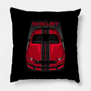 Ford Mustang Shelby GT350 2015 - 2020 - Red - Black Stripes Pillow