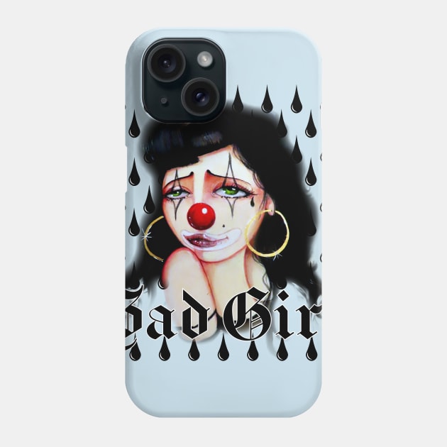 sad girl Phone Case by theprivategallery