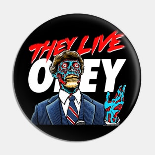 They Live, John Carpenter, Cult Classic Pin