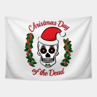 Christmas Day of the Dead Tapestry