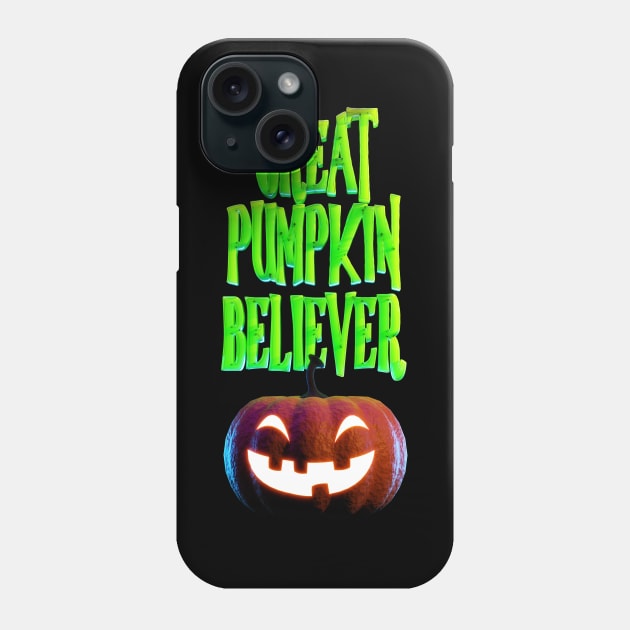 Great Pumpkin Believer in 3D Phone Case by DanielLiamGill