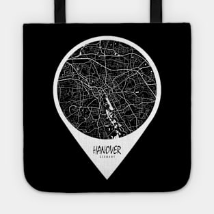 Hanover, England City Map - Travel Pin Tote