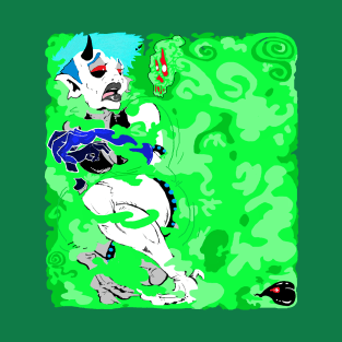 A Scared Demon Girl T-Shirt