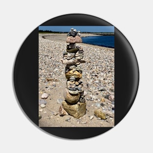 Amazing Cairn, Rock sculpture at CapeCod Pin