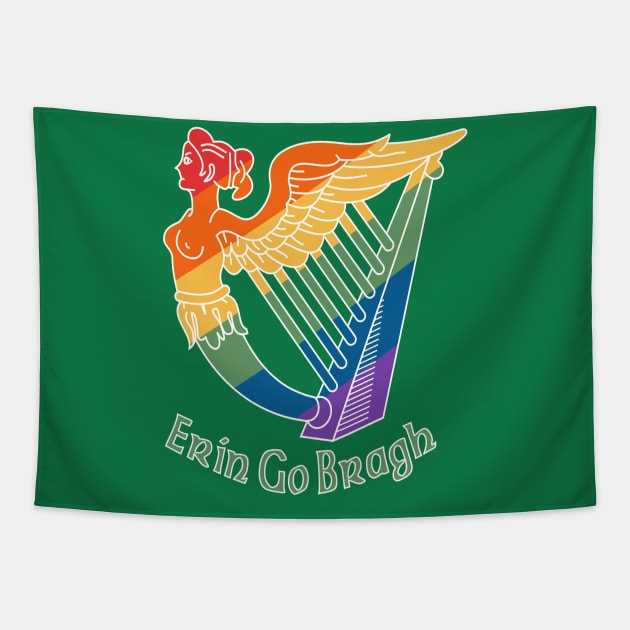 Vintage Erin Go Bragh Tapestry by fearcity