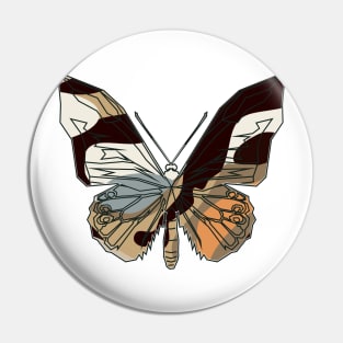 geometric butterfly Pin