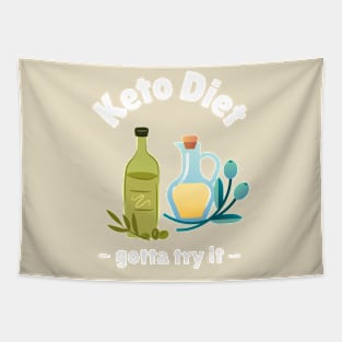 Keto Diet - Gotta Try It Tapestry