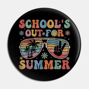 School Out For Summer v3 Pin