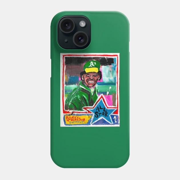 Rickey Henderson Phone Case by ElSantosWorld