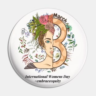 embrace equity international women's day 2023 Pin