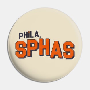 Defunct Philadelphia Sphas Basketball Team Pin