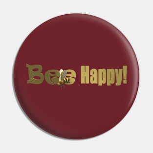 Bee Happy Pin