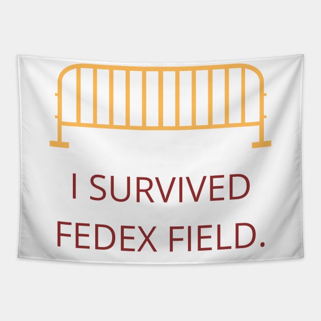 I Survived FedEx Field - Philadelphia Eagles/Washington Commanders Tapestry by SportCulture