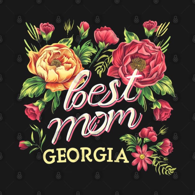 Best Mom From GEORGIA, mothers day USA, presents gifts by Pattyld