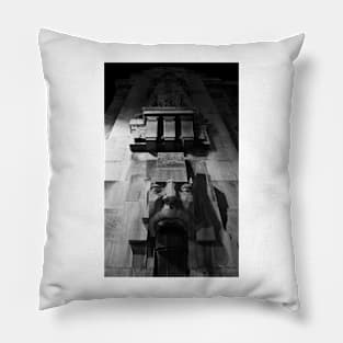 Milan Central Station. Detail in BW Pillow