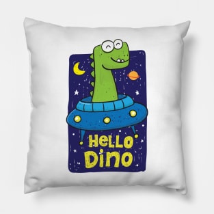 hello dino Pillow