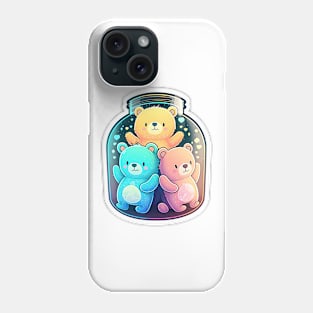 Cuddly Bears in a Honey Pot Phone Case