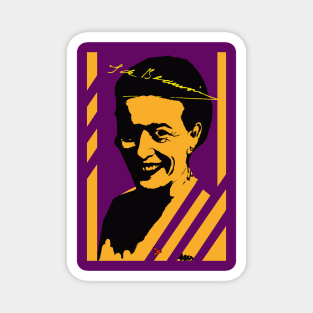 Simone de Beauvoir Magnet